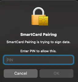 Example Login Prompt