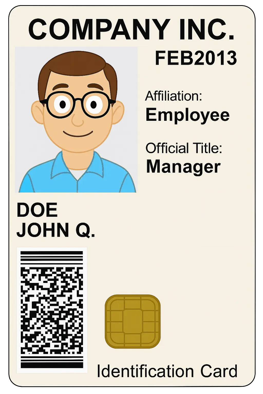 Example IC Card
